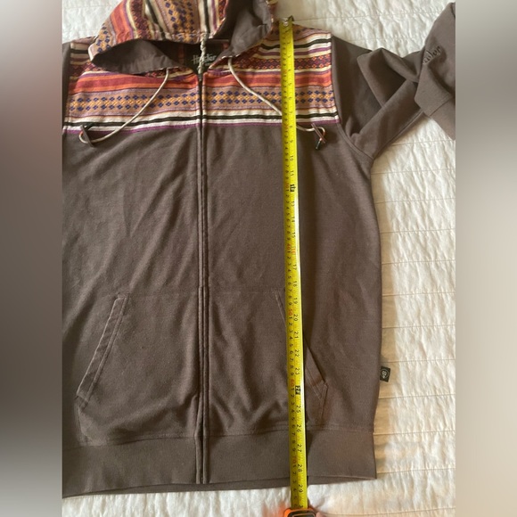 Howler Brothers Chocolate Cocoa Zip-Up Shaman Hoodie Medium - Picture 9 of 10